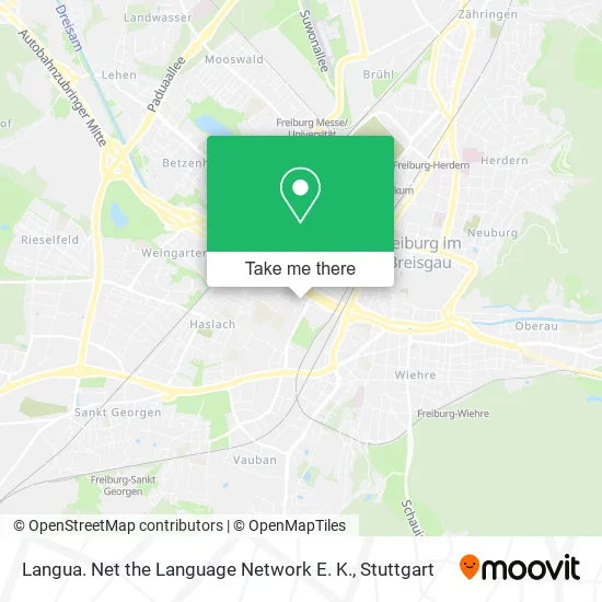 Карта Langua. Net the Language Network E. K.