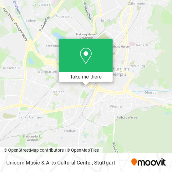 Карта Unicorn Music & Arts Cultural Center