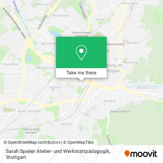 Sarah Spieler Atelier- und Werkstattpädagogik map