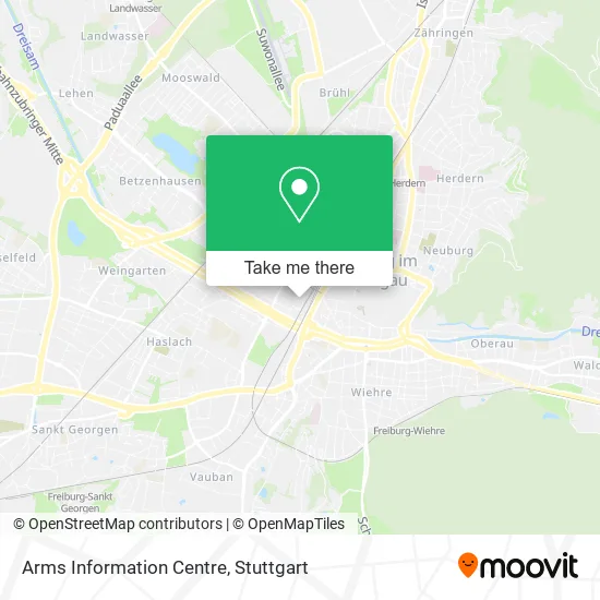 Arms Information Centre map
