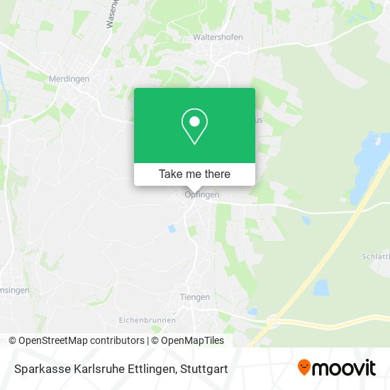 Sparkasse Karlsruhe Ettlingen map