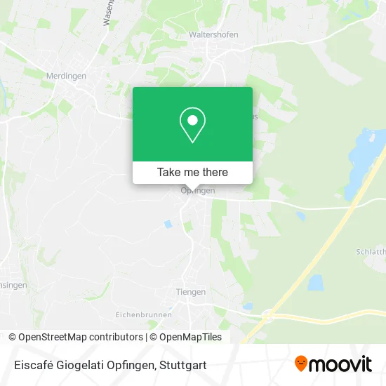 Карта Eiscafé Giogelati Opfingen