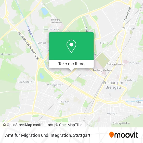 Карта Amt für Migration und Integration