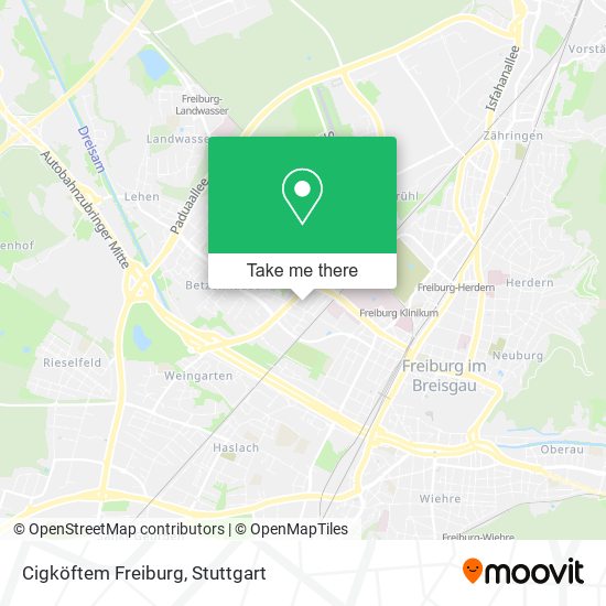 Cigköftem Freiburg map