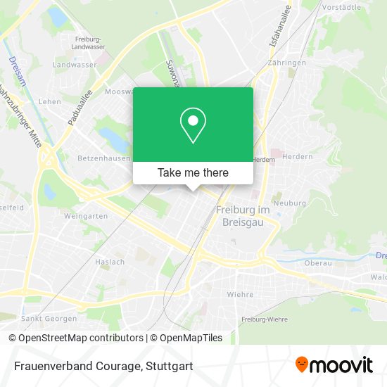 Frauenverband Courage map