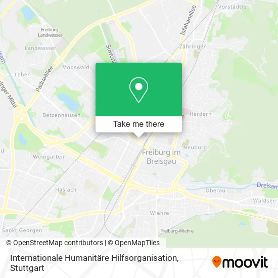 Карта Internationale Humanitäre Hilfsorganisation