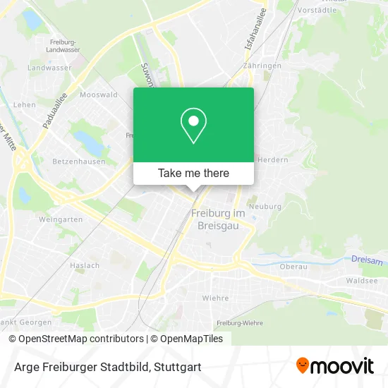Карта Arge Freiburger Stadtbild