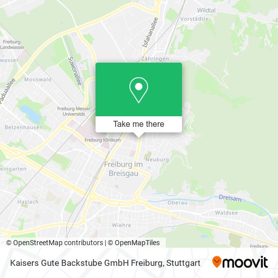 Kaisers Gute Backstube GmbH Freiburg map