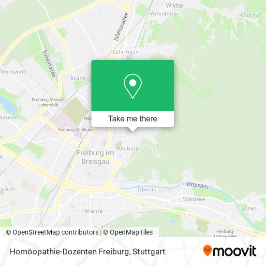 Homöopathie-Dozenten Freiburg map
