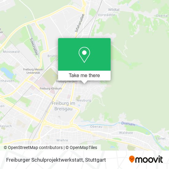 Freiburger Schulprojektwerkstatt map