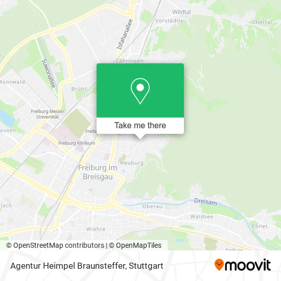 Карта Agentur Heimpel Braunsteffer