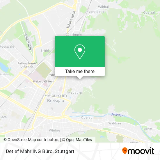 Карта Detlef Mahr ING Büro