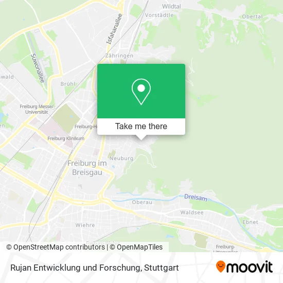 Карта Rujan Entwicklung und Forschung
