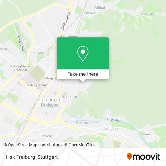 Hsk Freiburg map