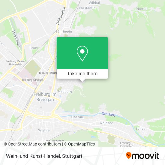 Карта Wein- und Kunst-Handel