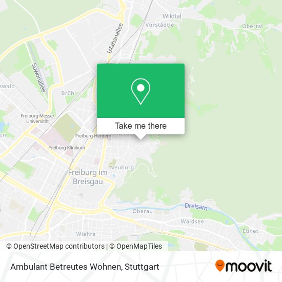 Ambulant Betreutes Wohnen map