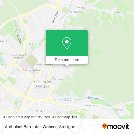 Карта Ambulant Betreutes Wohnen