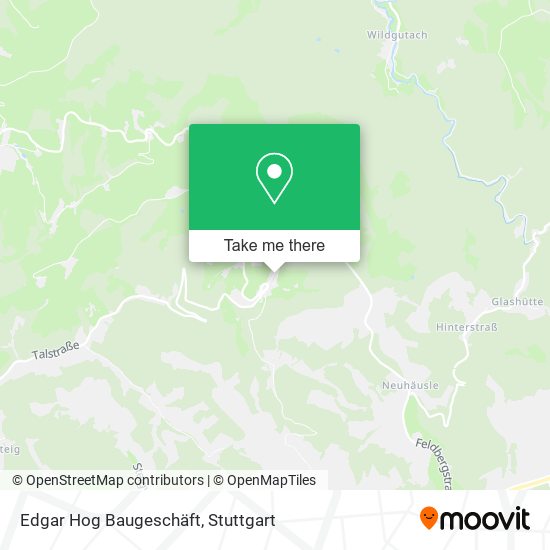 Edgar Hog Baugeschäft map