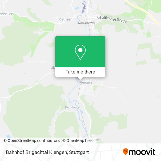 Bahnhof Brigachtal Klengen map