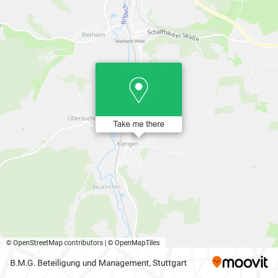 Карта B.M.G. Beteiligung und Management
