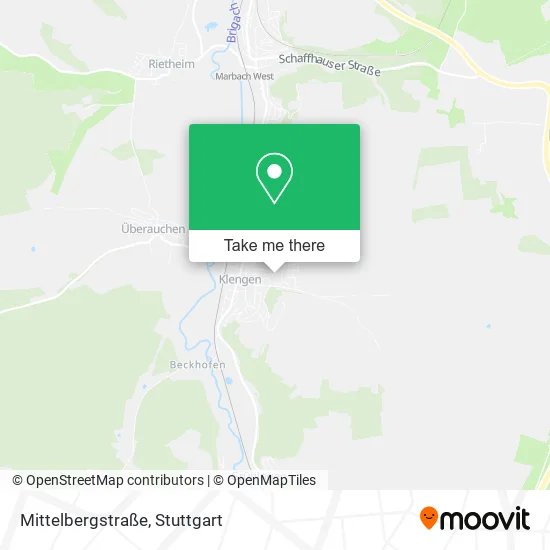 Карта Mittelbergstraße