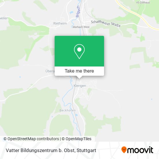 Vatter Bildungszentrum b. Obst map