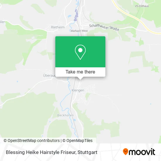 Карта Blessing Heike Hairstyle Friseur