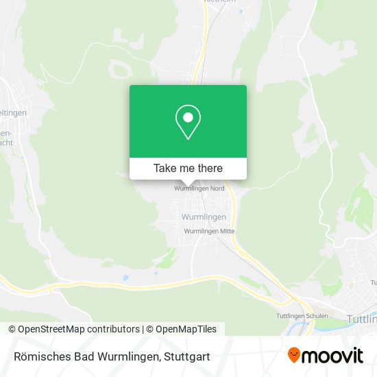 Römisches Bad Wurmlingen map