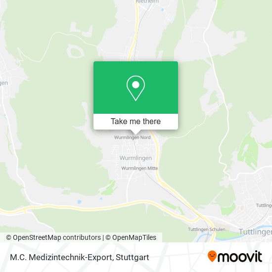 M.C. Medizintechnik-Export map