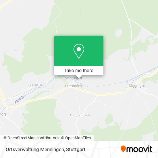 Карта Ortsverwaltung Menningen