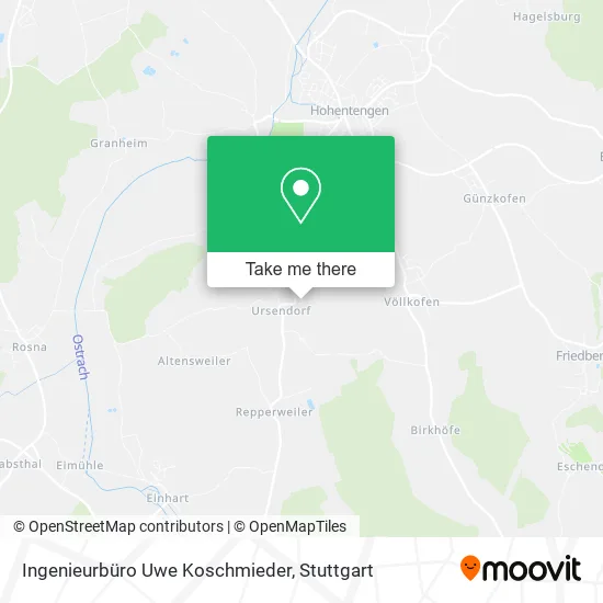 Карта Ingenieurbüro Uwe Koschmieder