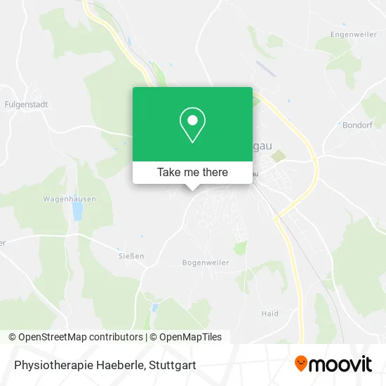 Карта Physiotherapie Haeberle