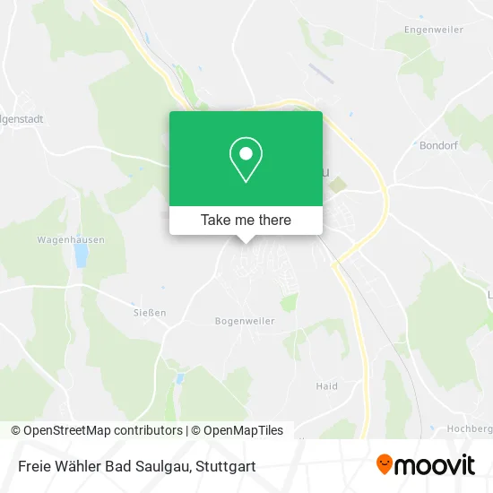 Карта Freie Wähler Bad Saulgau