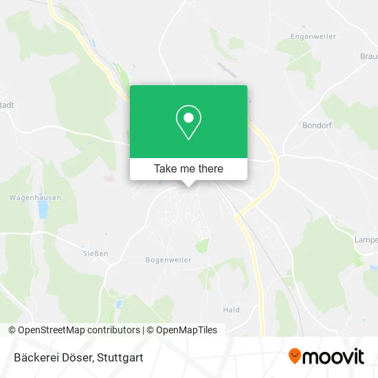 Карта Bäckerei Döser