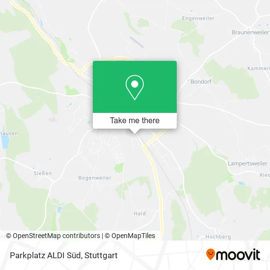 Карта Parkplatz ALDI Süd