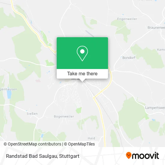Карта Randstad Bad Saulgau