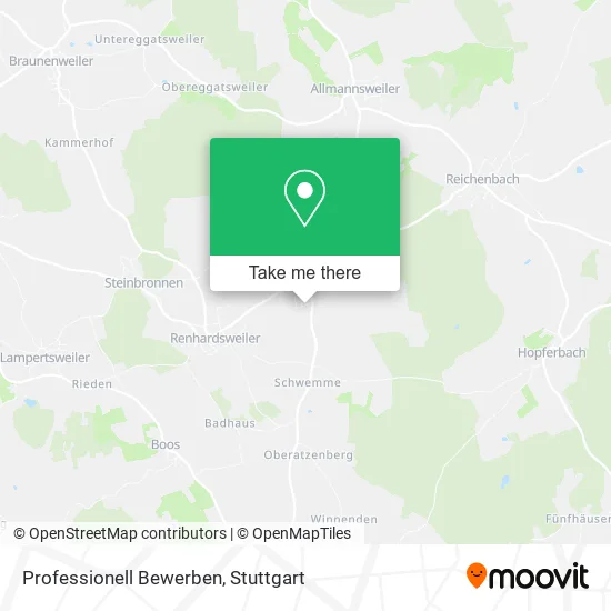 Карта Professionell Bewerben