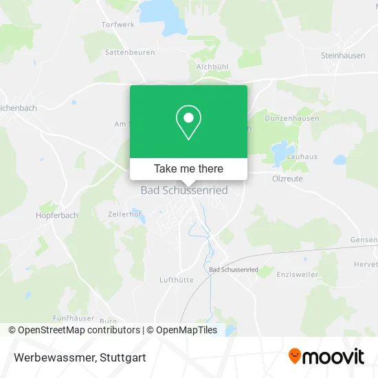 Карта Werbewassmer
