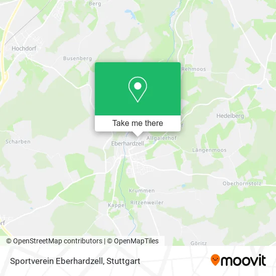 Карта Sportverein Eberhardzell