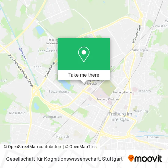 Карта Gesellschaft für Kognitionswissenschaft