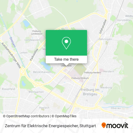 Карта Zentrum für Elektrische Energiespeicher