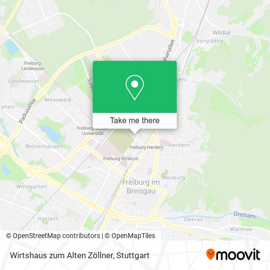 Карта Wirtshaus zum Alten Zöllner