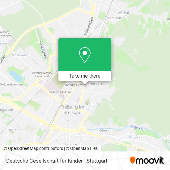 Deutsche Gesellschaft für Kinder- map