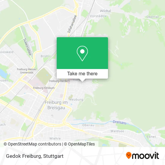 Карта Gedok Freiburg
