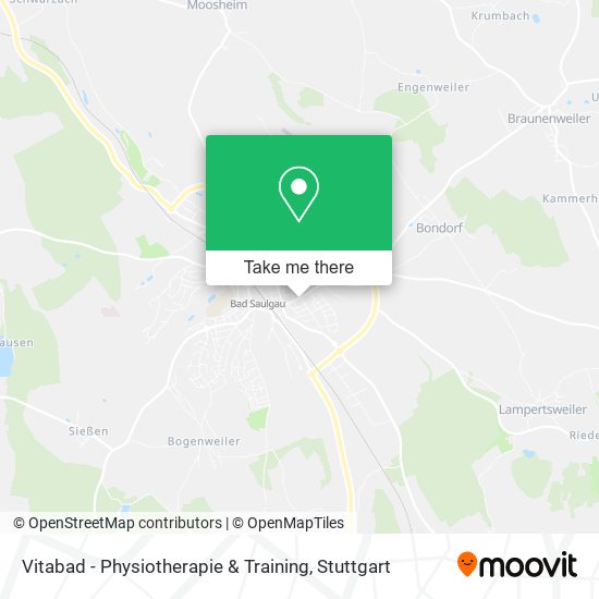 Vitabad - Physiotherapie & Training map