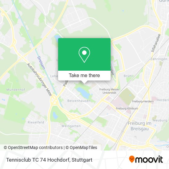 Tennisclub TC 74 Hochdorf map