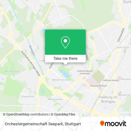 Orchestergemeinschaft Seepark map