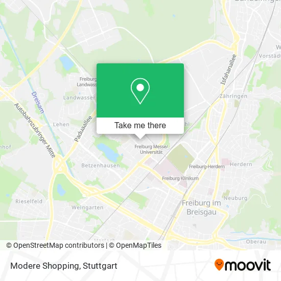 Карта Modere Shopping