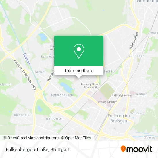 Карта Falkenbergerstraße