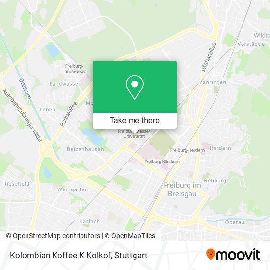 Kolombian Koffee K Kolkof map
